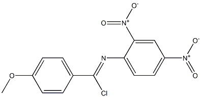 Chloro(4-methoxyphenyl)-N-(2,4-dinitrophenyl)methanimine