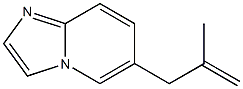 6-(2-Methylenepropyl)imidazo[1,2-a]pyridine Structure