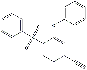 2-Phenoxy-3-phenylsulfonyl-1-octen-7-yne