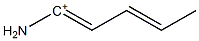 1-Amino-1,3-pentadiene-1-cation Structure