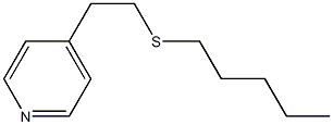 4-(2-Pentylthioethyl)pyridine Structure