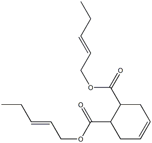 4-Cyclohexene-1,2-dicarboxylic acid bis(2-pentenyl) ester