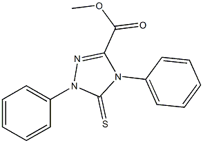4,5-Dihydro-5-thioxo-1,4-diphenyl-1H-1,2,4-triazole-3-carboxylic acid methyl ester