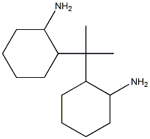 2,2'-Isopropylidenebis(cyclohexanamine) Structure