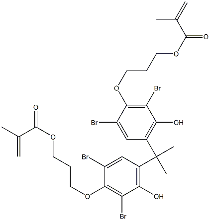 6,6'-Isopropylidenebis[2,4-dibromo-3-[3-(methacryloyloxy)propoxy]phenol]
