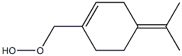 p-Mentha-1,4(8)-dien-7-yl hydroperoxide Structure