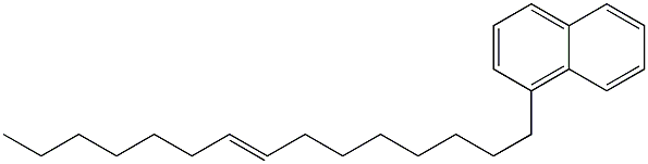 1-(8-ペンタデセニル)ナフタレン 化学構造式