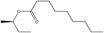 (-)-ノナン酸(R)-sec-ブチル 化学構造式