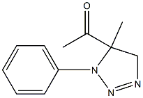 4,5-Dihydro-4-methyl-3-phenyl-4-acetyl-3H-1,2,3-triazole