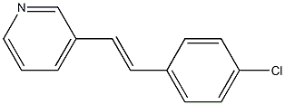 3-(4-Chlorostyryl)pyridine Structure