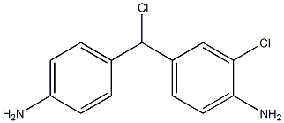 (4-Aminophenyl)(3-chloro-4-aminophenyl)chloromethane Structure