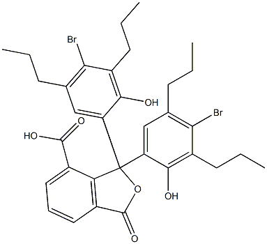 1,1-Bis(4-bromo-2-hydroxy-3,5-dipropylphenyl)-1,3-dihydro-3-oxoisobenzofuran-7-carboxylic acid