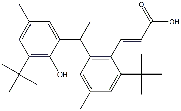  2-tert-Butyl-6-[1-(3-tert-butyl-2-hydroxy-5-methylphenyl)ethyl]-4-methylphenyl=acrylate