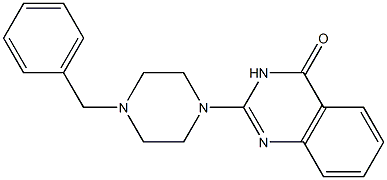 2-[4-Benzyl-1-piperazinyl]quinazolin-4(3H)-one Structure