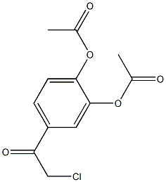 4-Chloroaceto-1,2-diacetoxybenzene,,结构式