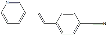 3-(4-Cyanostyryl)pyridine Struktur