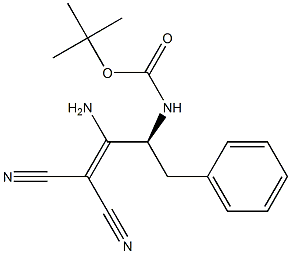 [(S)-3-Phenyl-2-[(tert-butoxycarbonyl)amino]-1-aminopropylidene]malononitrile|