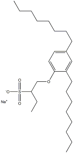 1-(2,4-Dioctylphenoxy)butane-2-sulfonic acid sodium salt|