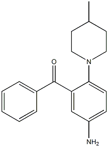 5-Amino-2-(4-methyl-1-piperidinyl)benzophenone