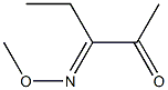 3-(Methoxyimino)-2-pentanone Struktur