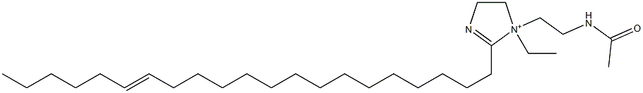 1-[2-(Acetylamino)ethyl]-1-ethyl-2-(15-henicosenyl)-2-imidazoline-1-ium Structure