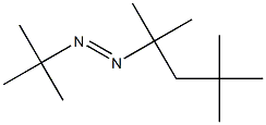 (E)-1-tert-Butyl-2-(1,1,3,3-tetramethylbutyl)diazene,,结构式
