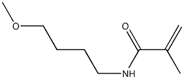 N-(4-Methoxybutyl)methacrylamide Structure