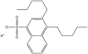 3,4-Dipentyl-1-naphthalenesulfonic acid potassium salt|