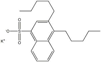 3,4-Dipentyl-1-naphthalenesulfonic acid potassium salt