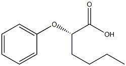 [S,(-)]-2-Phenoxyhexanoic acid Structure