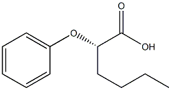 [S,(-)]-2-Phenoxyhexanoic acid Struktur