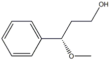 [S,(-)]-3-Methoxy-3-phenyl-1-propanol Structure