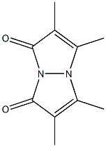 2,3,4,5-Tetramethyl-1H,6H-3a,6a-diazapentalene-1,6-dione Structure