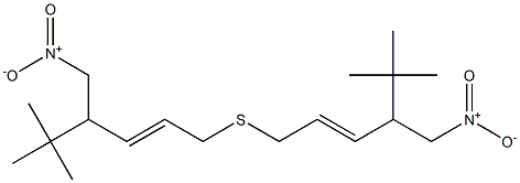 [1-tert-Butyl-2-nitroethyl]2-propenyl sulfide Struktur