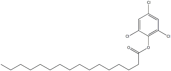 Hexadecanoic acid 2,4,6-trichlorophenyl ester,,结构式