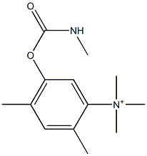 5-[[(Methylamino)carbonyl]oxy]-N,N,N,2,4-pentamethylbenzenaminium,,结构式