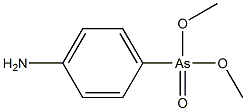 (4-Aminophenyl)arsonic acid dimethyl ester Structure