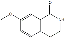 7-Methoxy-3,4-dihydroisoquinolin-1(2H)-one Struktur