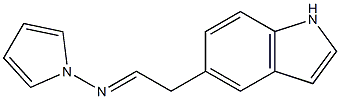 5-(2-Pyrrolizinoethyl)-1H-indole 结构式