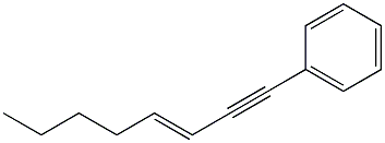 1-Phenyl-3-octen-1-yne Structure