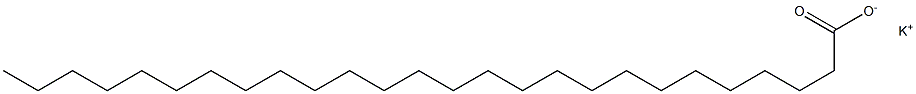 Hexacosanoic acid potassium salt,,结构式