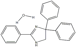 Triphenylimidazoline hydrate 结构式