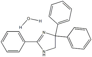 Triphenylimidazoline hydrate Structure