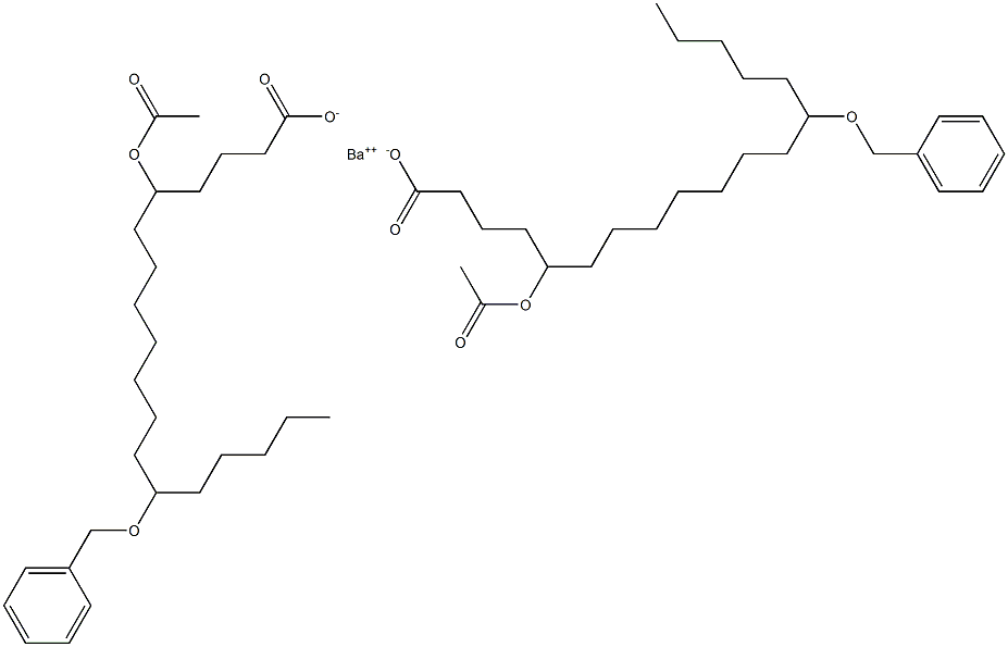  Bis(13-benzyloxy-5-acetyloxystearic acid)barium salt