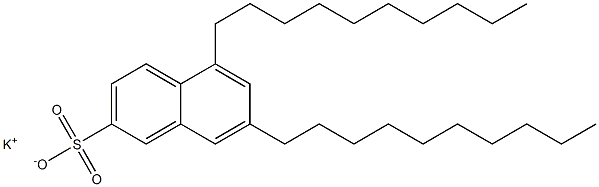  5,7-Didecyl-2-naphthalenesulfonic acid potassium salt