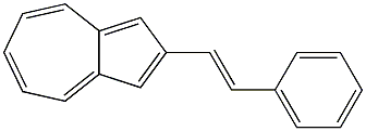 2-(2-Phenylethenyl)azulene Structure