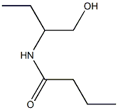 N-[1-(Hydroxymethyl)propyl]butanamide Struktur