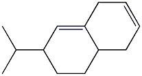 1,4,4a,5,6,7-Hexahydro-7-isopropylnaphthalene Structure