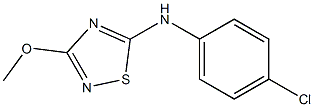  3-Methoxy-5-(4-chlorophenyl)amino-1,2,4-thiadiazole