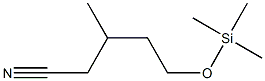 5-(Trimethylsilyloxy)-3-methylpentanenitrile 结构式